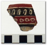 AZC 107 - Black-and-White-on-Red Variant D-1 - Bowl